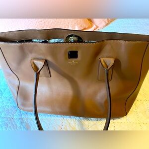 Kate Spade Brown Leather Tote